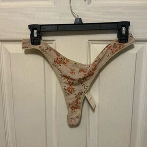 Floral Print NWT Free People Thong